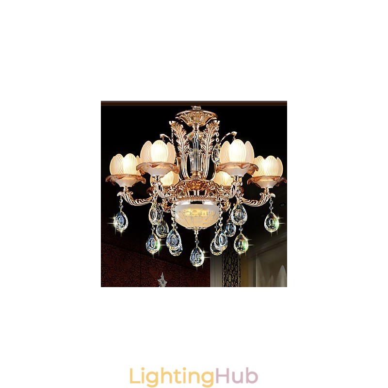 European Style Crystal pendant Simple Alloy Style Retro lighting