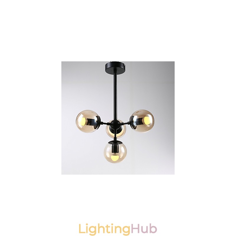 Traditional Classic Retro Painting Feature for Designers Metal Chandelier