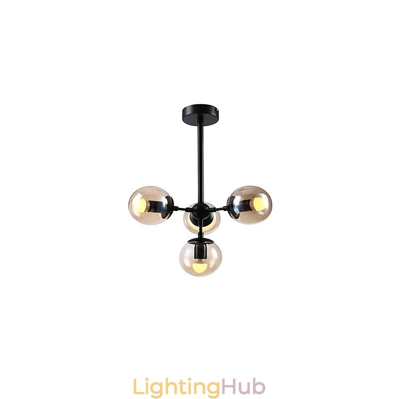 Traditional Classic Retro Painting Feature for Designers Metal Chandelier