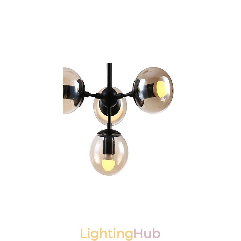 Traditional Classic Retro Painting Feature for Designers Metal Chandelier