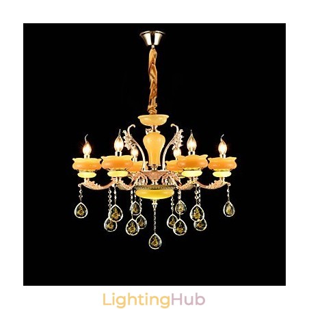 Traditional Classic Zinc Alloy Feature for Crystal Mini Style Metal 6 Bulbs Chandelier Traditional Classic Zinc Alloy Feature for Crystal Mini Style Metal 6 Bulbs Chandelier