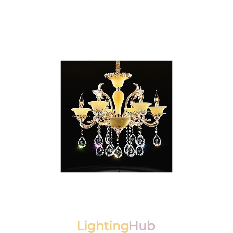 European Crystal Pendant lamp Zinc Alloy Crystal Pendant lamp