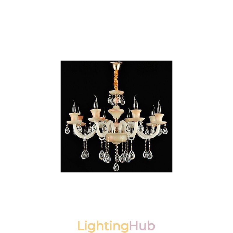 Modern Contemporary Traditional Classic Electroplated Feature for Crystal Mini Style Metal Chandelier