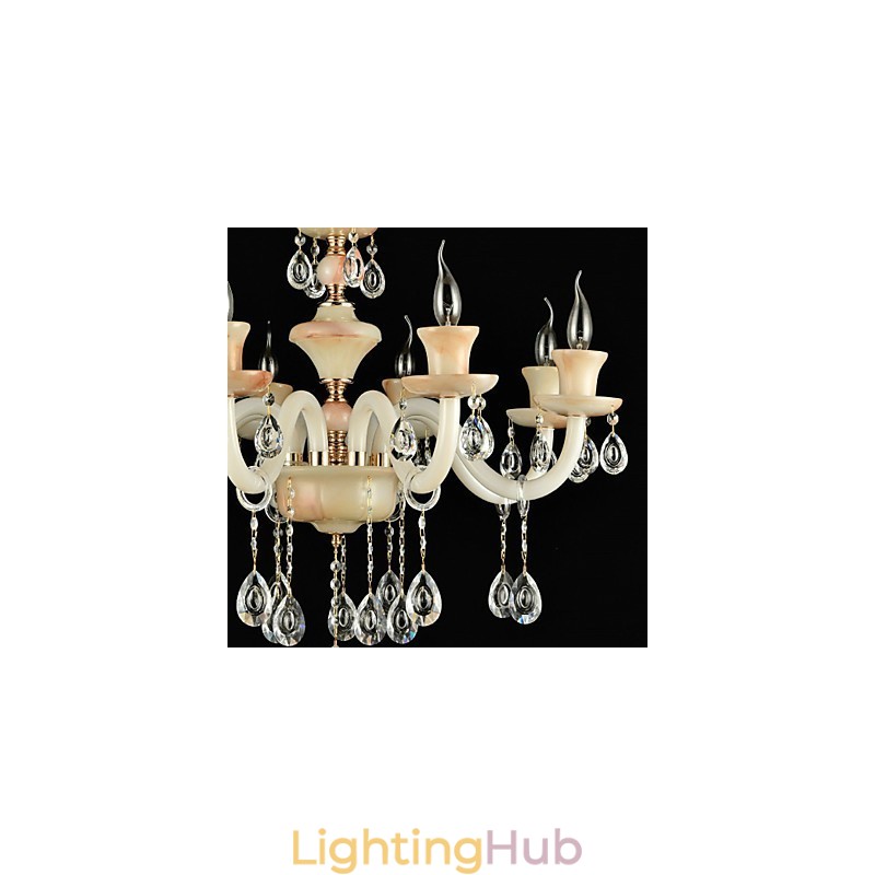 Modern Contemporary Traditional Classic Electroplated Feature for Crystal Mini Style Metal Chandelier