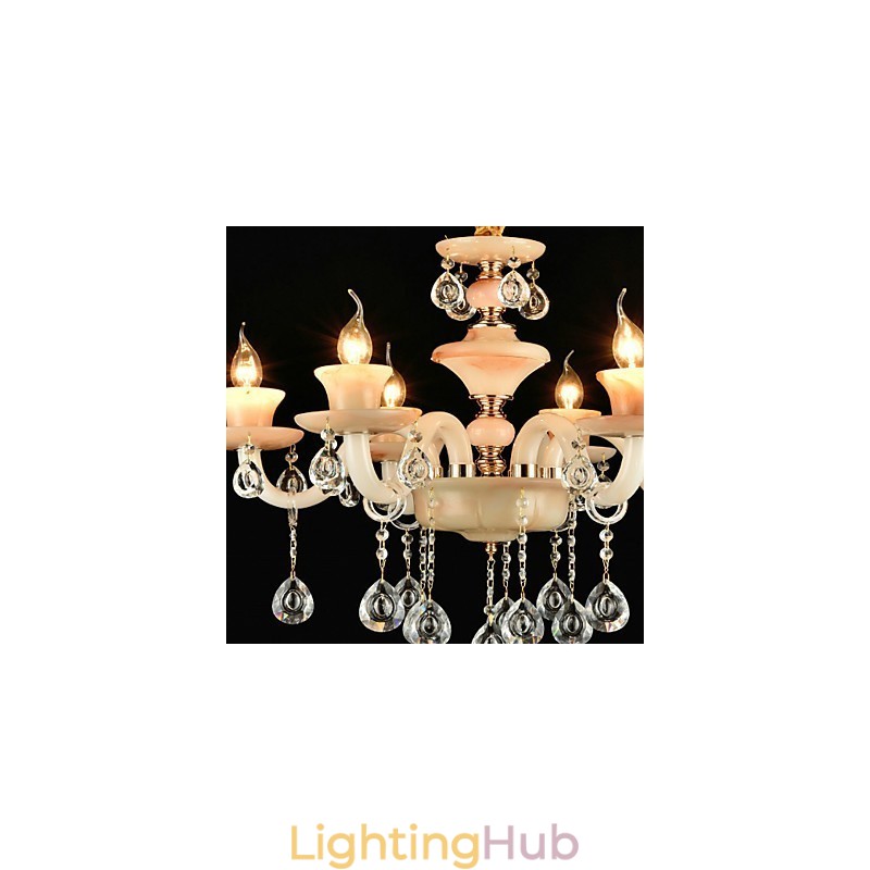 Modern Contemporary Traditional Classic Electroplated Feature for Crystal Mini Style Metal Chandelier