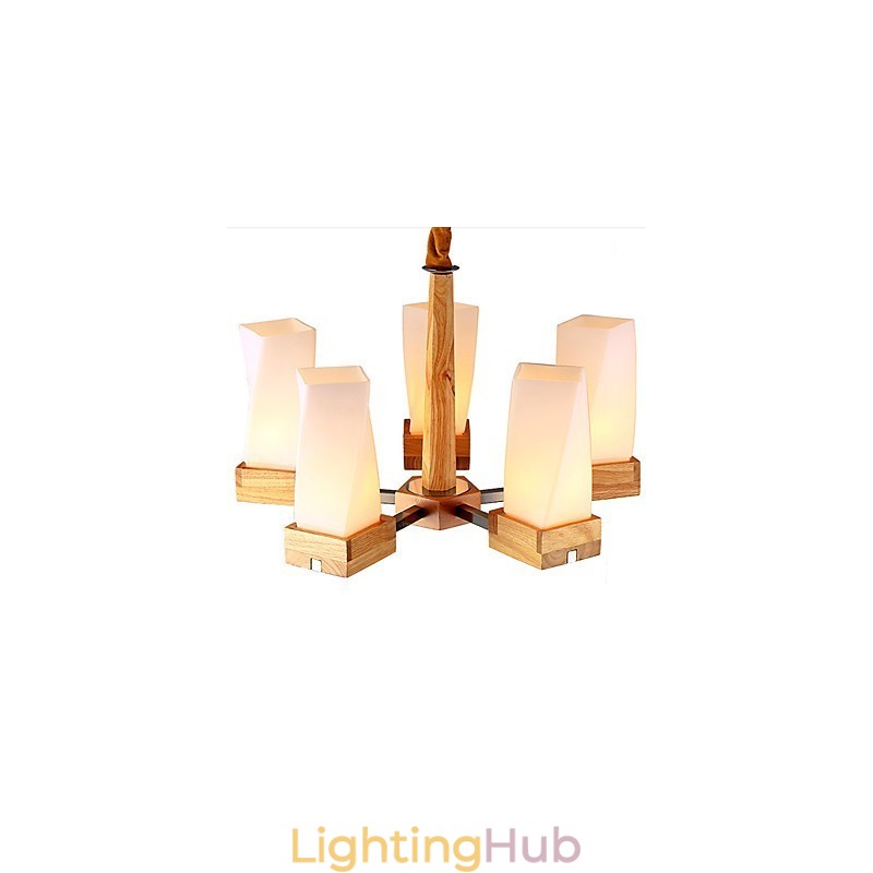 Simple Art lighting Solid wood Creative Iiving Ceiling Lamp