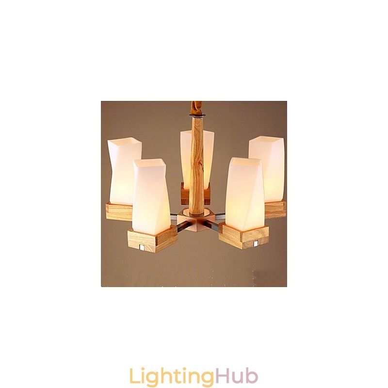 Simple Art lighting Solid wood Creative Iiving Ceiling Lamp