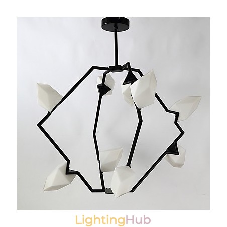 Nine Light Post Modern Metal with Glass Peach Chandelier Lamp the Canteen Decorate Pendant Lamp Nine Light Post Modern Metal with Glass Peach Chandelier Lamp the Canteen Decorate Pendant Lamp
