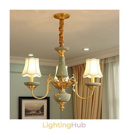 All Copper Chandelier Jade Decorative Chandelier OP0 All Copper Chandelier Jade Decorative Chandelier OP0