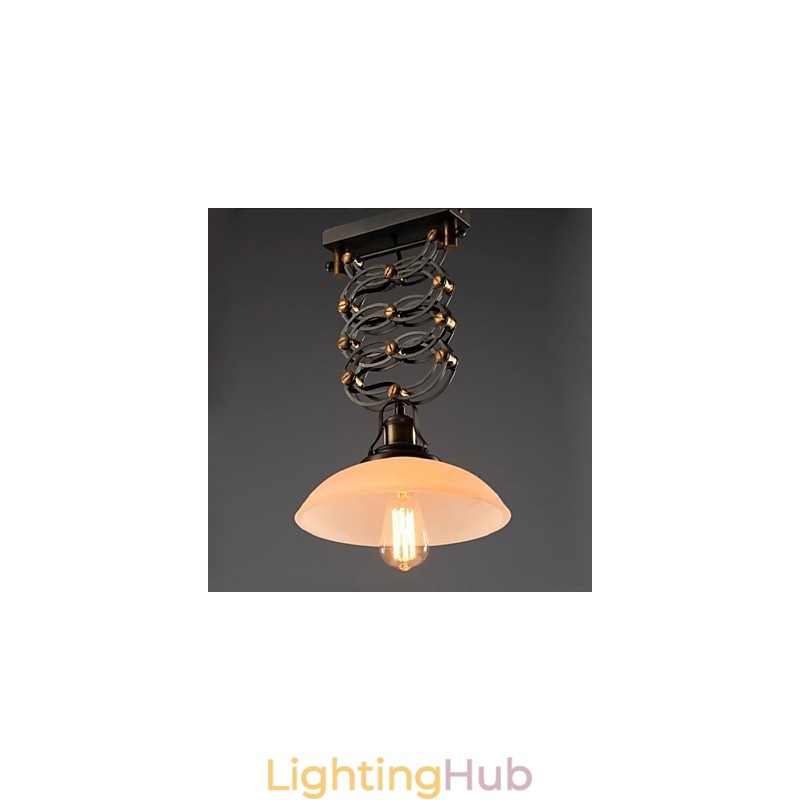 American Countryside Loft Style Pendant Light Wrought Iron Scissor Light Shop Decoration Lights Light