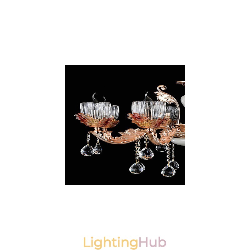 Modern Contemporary Traditional Classic Zinc Alloy Feature for Crystal Mini Style Metal Pendant Light