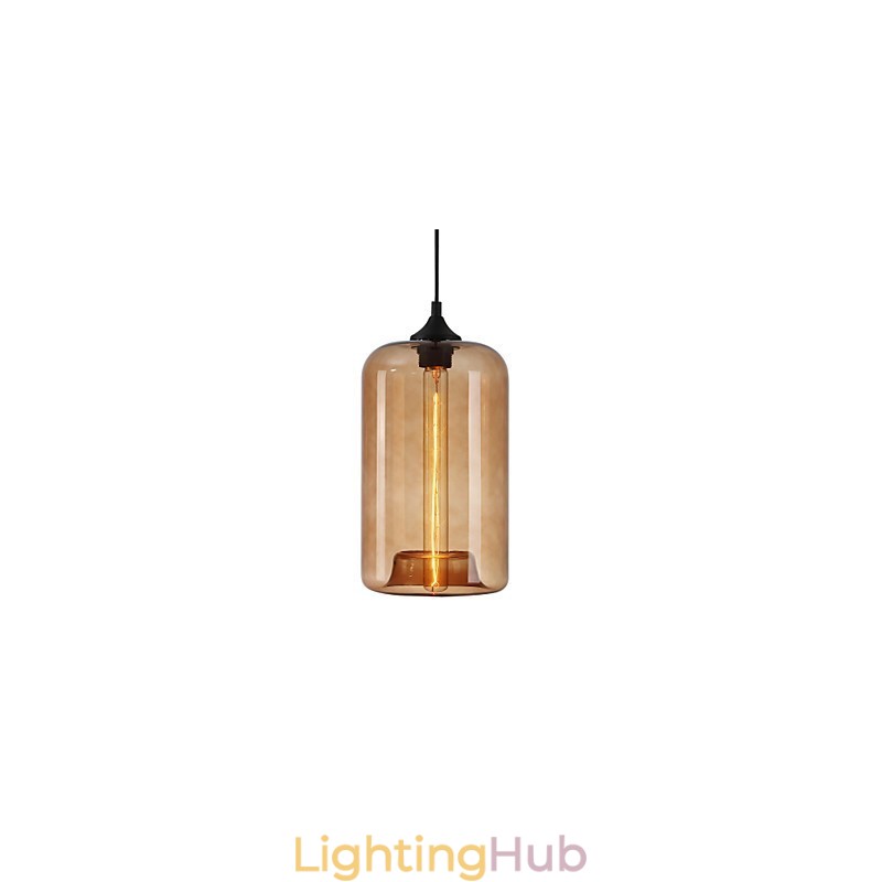 Bottle Design Pendant 1 Light Minimalist Iron Painting
