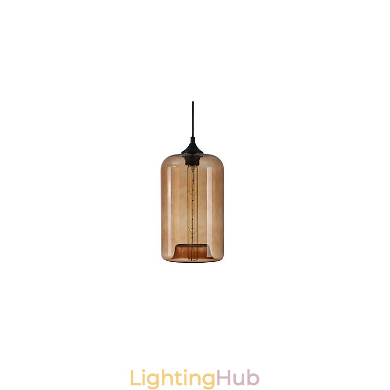 Bottle Design Pendant 1 Light Minimalist Iron Painting