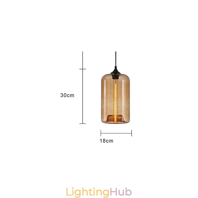 Bottle Design Pendant 1 Light Minimalist Iron Painting
