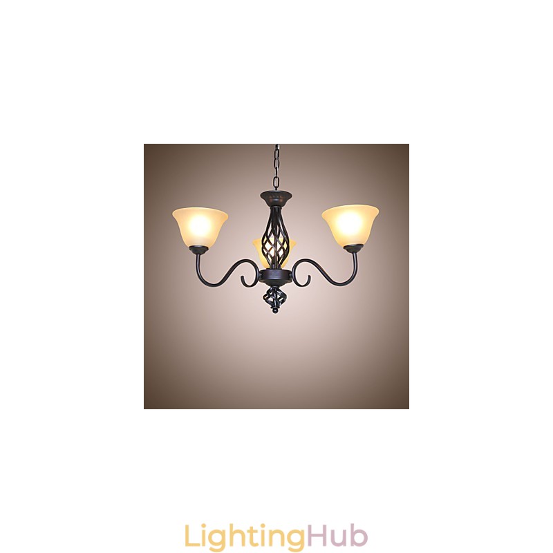 Traditional Classic Rustic Lodge Vintage Retro Country Others Feature for Mini Style Designers Metal Chandelier