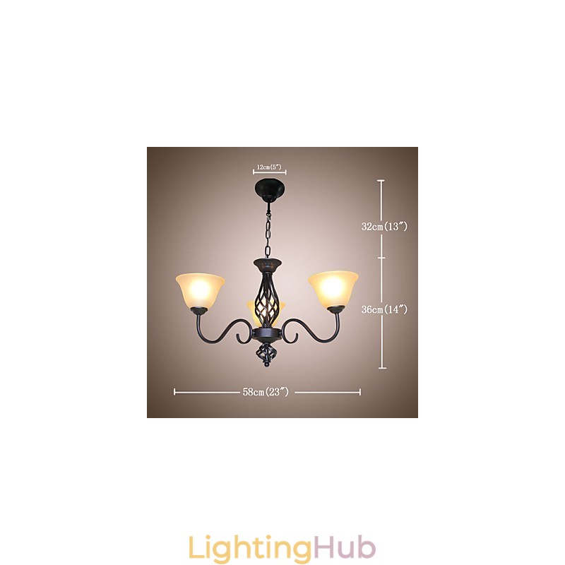 Traditional Classic Rustic Lodge Vintage Retro Country Others Feature for Mini Style Designers Metal Chandelier