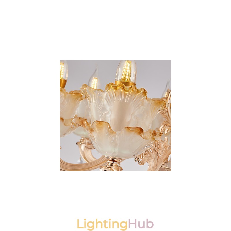 European Style Atmosphere Zinc Alloy Crystal Home Chandelier
