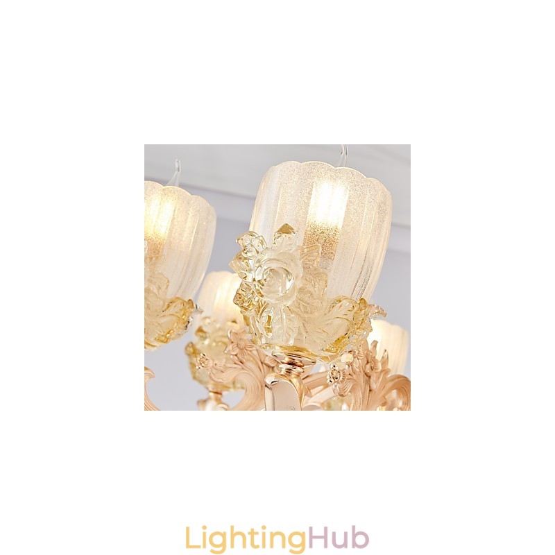 European Style Atmosphere Zinc Alloy Crystal Home Chandelier