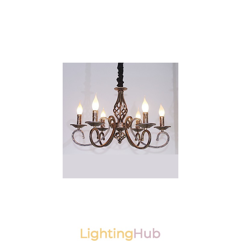 Retro Simple Lamp Copper Colored Lamp Candle Lamp