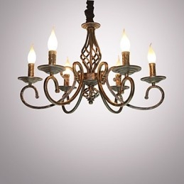 Retro Simple Lamp Copper Colored Lamp Candle Lamp