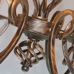 Retro Simple Lamp Copper Colored Lamp Candle Lamp