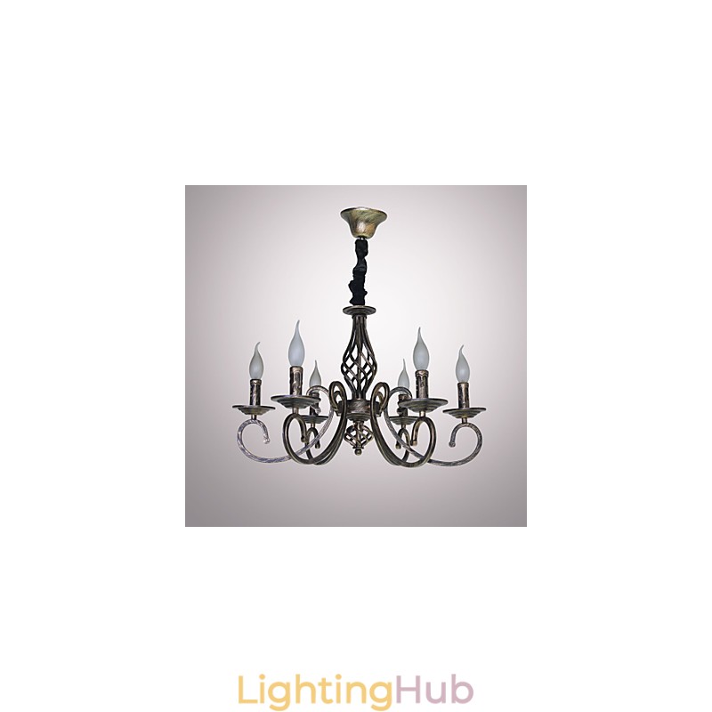 Retro Simple Lamp Copper Colored Lamp Candle Lamp