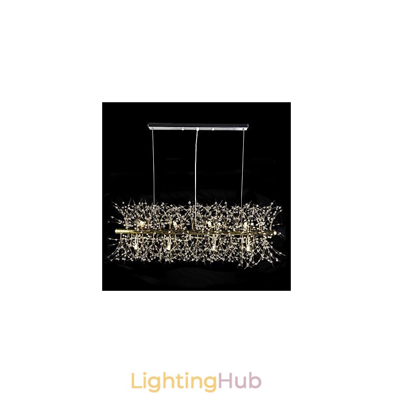 Traditional Classic Electroplated Feature for Crystal Metal Chandelier