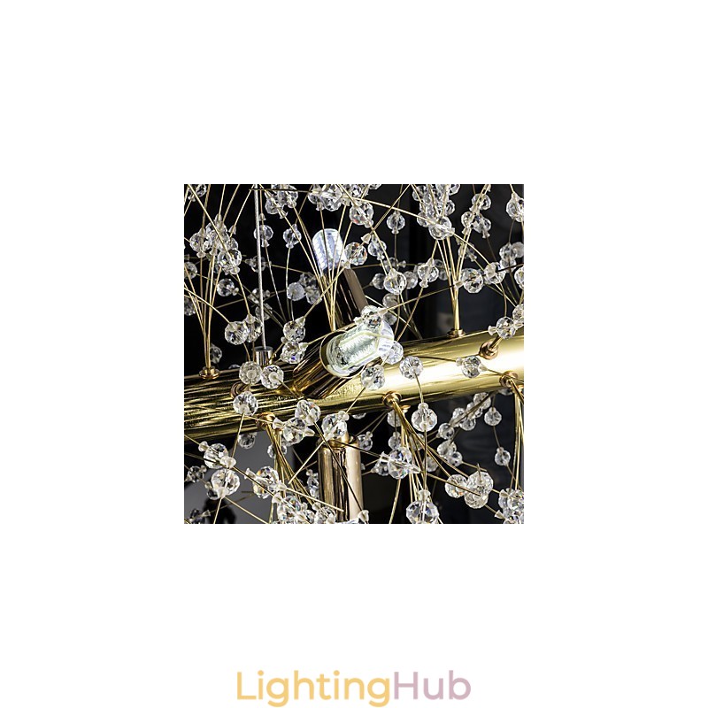 Traditional Classic Electroplated Feature for Crystal Metal Chandelier