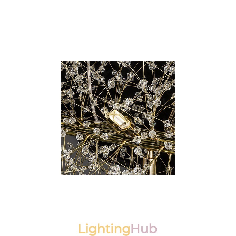 Traditional Classic Electroplated Feature for Crystal Metal Chandelier