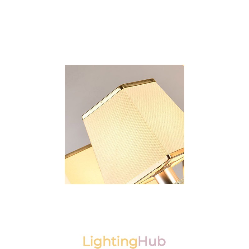 Modern Contemporary Electroplated Feature for Crystal Metal Chandelier