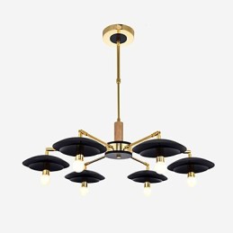 6 Light Personalized Chandelier
