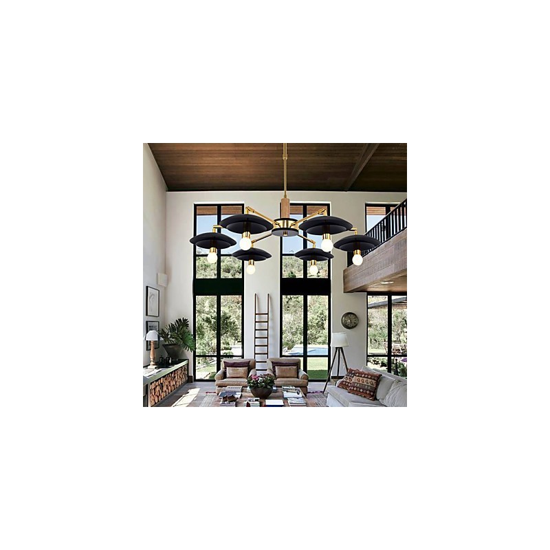 6 Light Personalized Chandelier