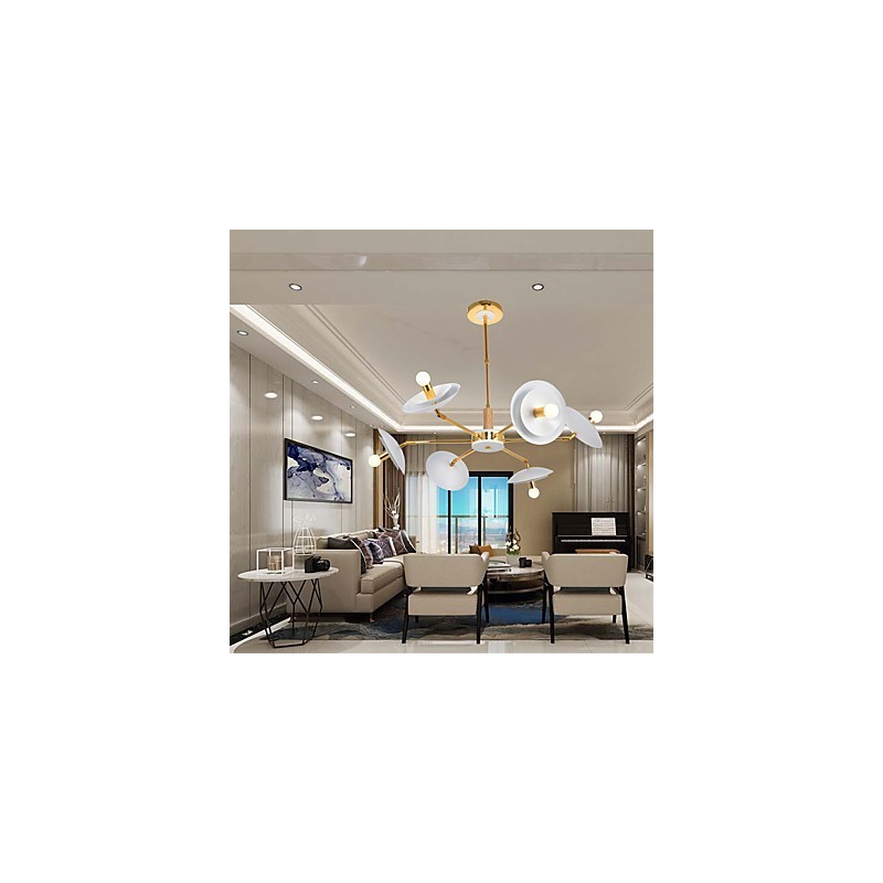 6 Light Personalized Chandelier