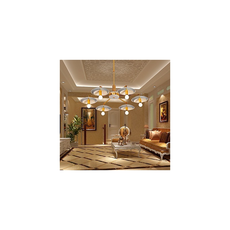 6 Light Personalized Chandelier