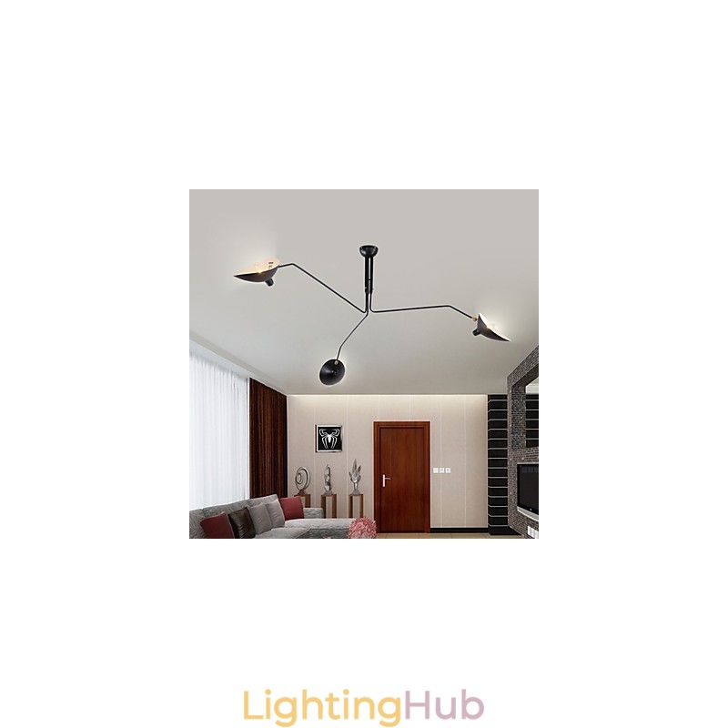 Modern Contemporary Painting Feature for Designers Metal Chandelier