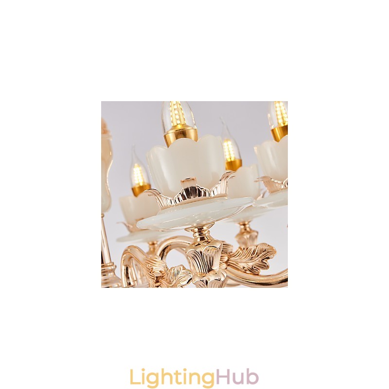 European Style Atmosphere Zinc Alloy Crystal Home Chandelier