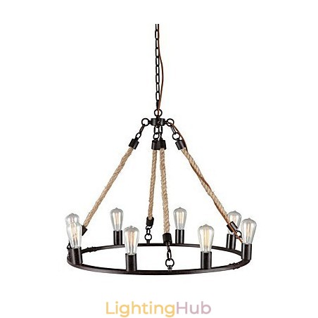 Vintage Mini Style Painting Metal Chandelier Vintage Mini Style Painting Metal Chandelier