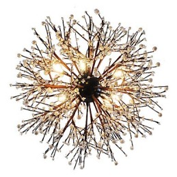 Modern Chandelier Firework Vintage Wrought Iron With 8 Lights Chandelier Island Pendant Lighting Ceiling Light