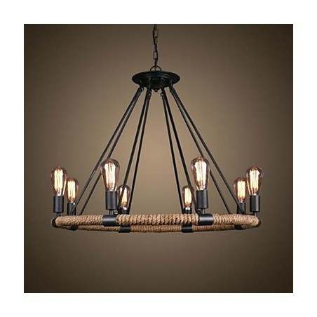 Traditional Classic Rustic Lodge Vintage Retro Country Painting Metal Pendant Light Traditional Classic Rustic Lodge Vintage Retro Country Painting Metal Pendant Light
