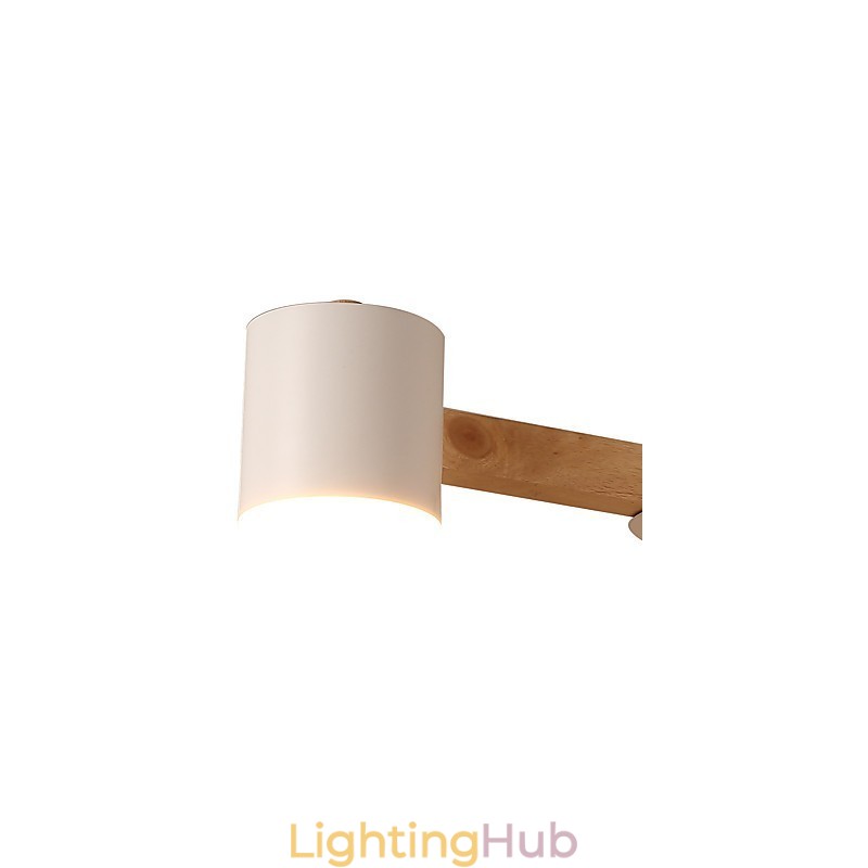 3 Lights Chandelier Modern Contemporary Traditional Classic Vintage Country Wood Feature for Wood