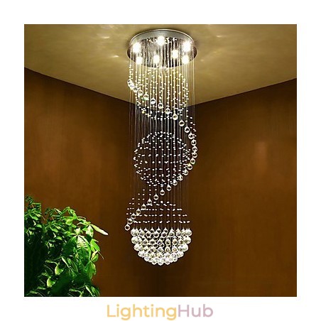 Crystal Ceiling Chandelier Pendant Light Indoor Home Hanging Lighting Lamps Fixtures for Stairs Crystal Ceiling Chandelier Pendant Light Indoor Home Hanging Lighting Lamps Fixtures for Stairs