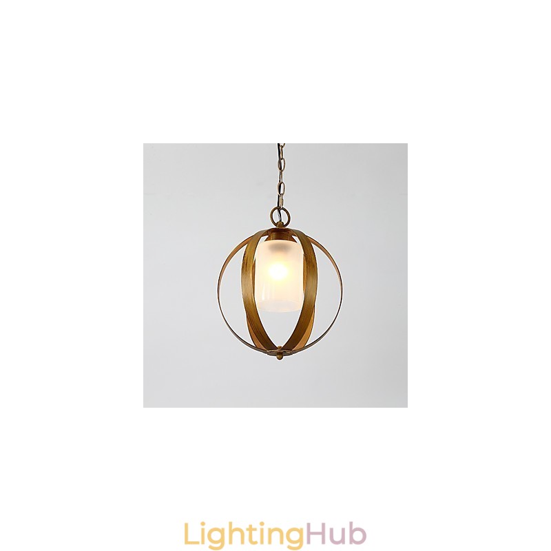 Loft Metal Amercian Industrial Style Painting Color with Glass European Chandelier Lamp the Indoor Decorate Pendant Lamp