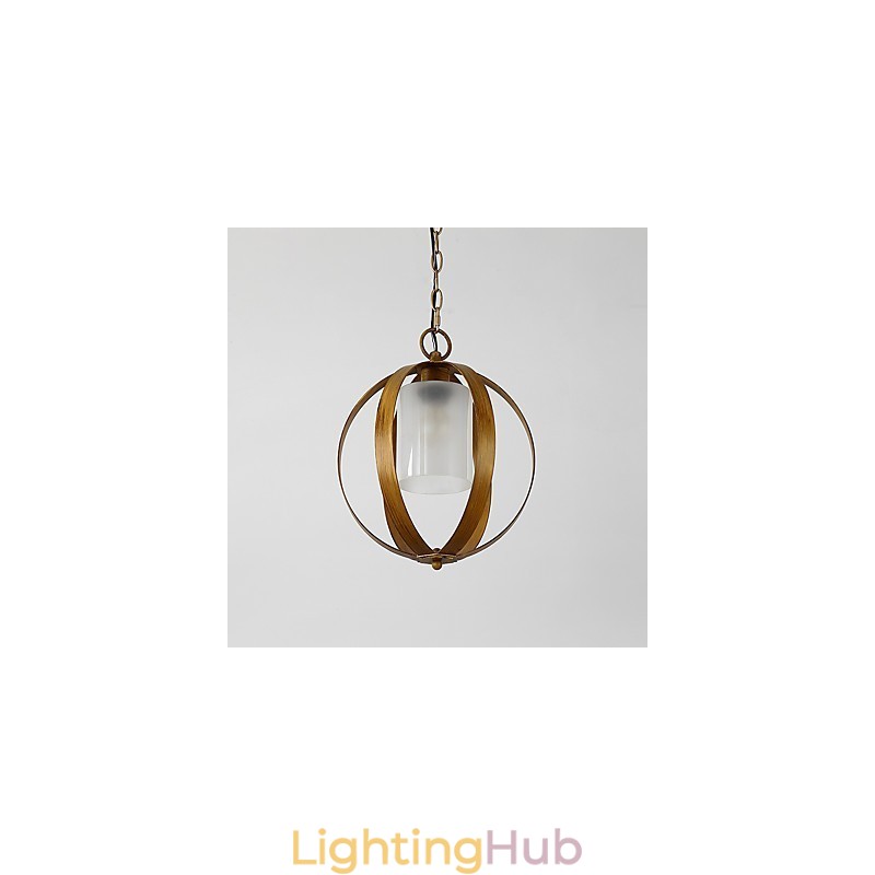 Loft Metal Amercian Industrial Style Painting Color with Glass European Chandelier Lamp the Indoor Decorate Pendant Lamp