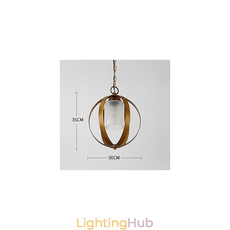 Loft Metal Amercian Industrial Style Painting Color with Glass European Chandelier Lamp the Indoor Decorate Pendant Lamp