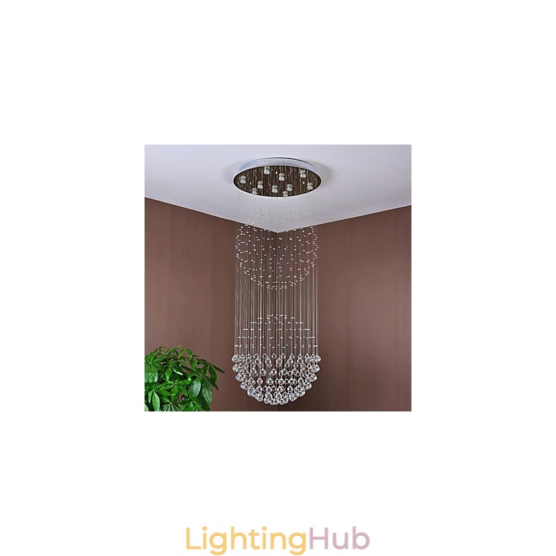 Crystal Ceiling Pendant Light Indoor Chandelier Home Hanging Lighting Lamps Fixtures
