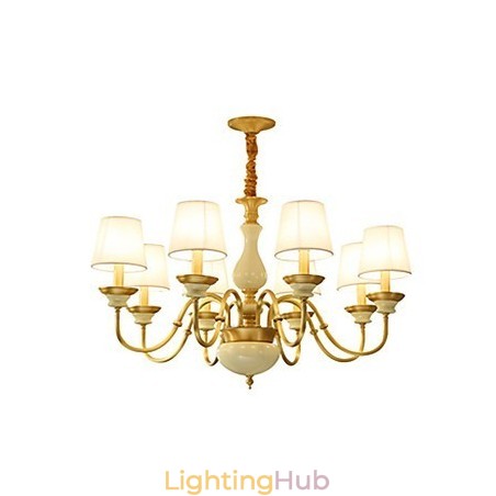 All Copper Chandelier Jade Decorative Chandelier All Copper Chandelier Jade Decorative Chandelier