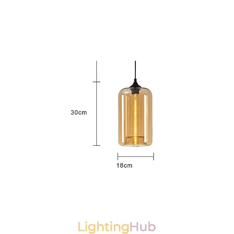 Bottle Design Pendant 1 Light Minimalist Iron Painting