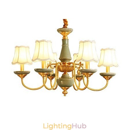 All Copper Chandelier Jade Decorative Chandelier All Copper Chandelier Jade Decorative Chandelier