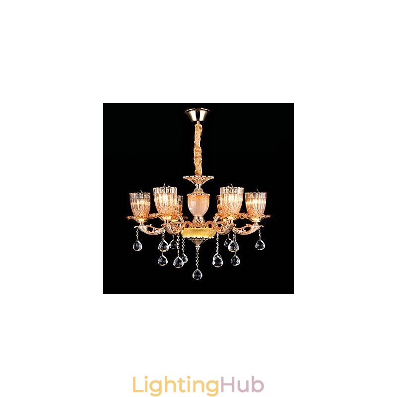 Modern Contemporary Traditional Classic Zinc Alloy Feature for Crystal Mini Style Metal Pendant Light