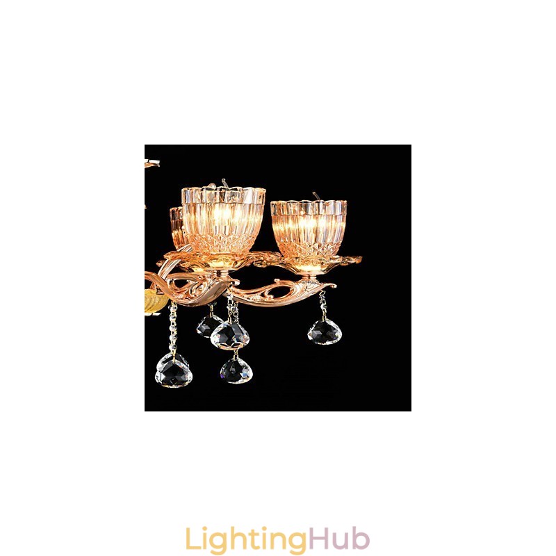 Modern Contemporary Traditional Classic Zinc Alloy Feature for Crystal Mini Style Metal Pendant Light